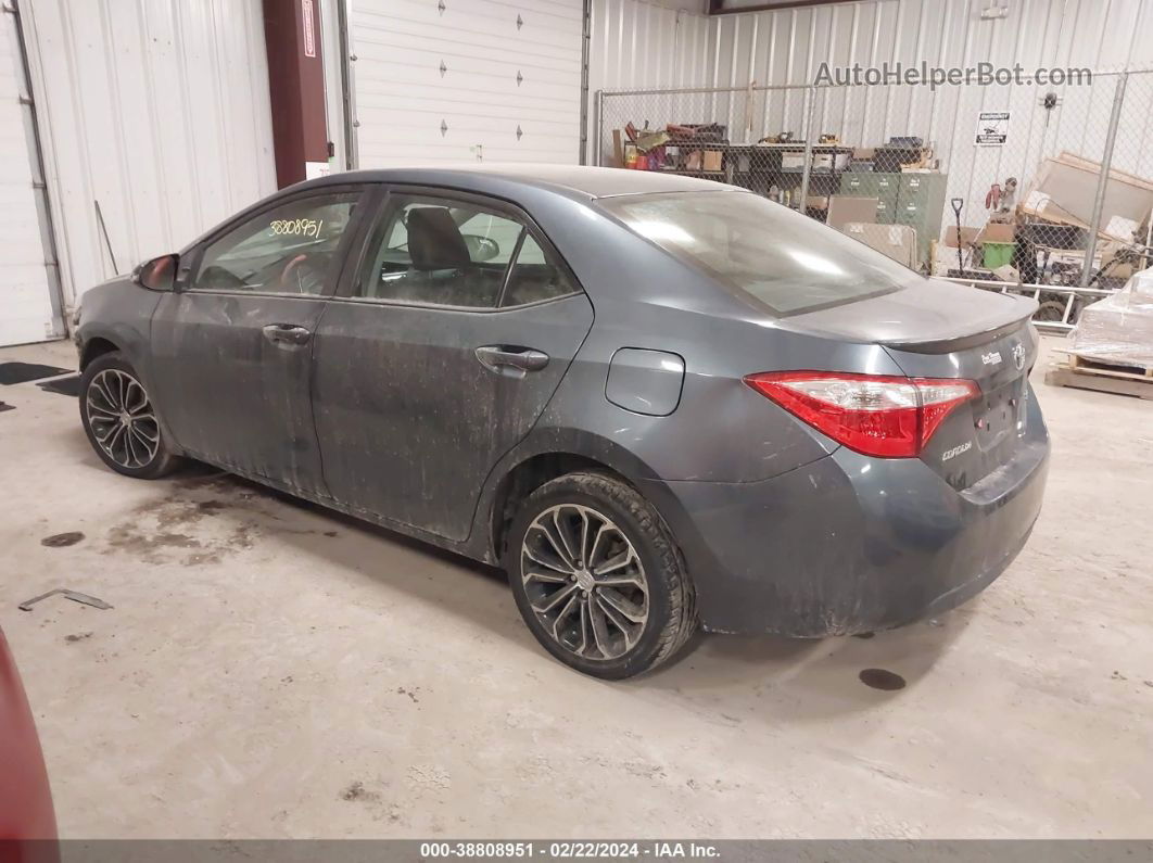 2014 Toyota Corolla S Plus Gray vin: 2T1BURHE2EC191712