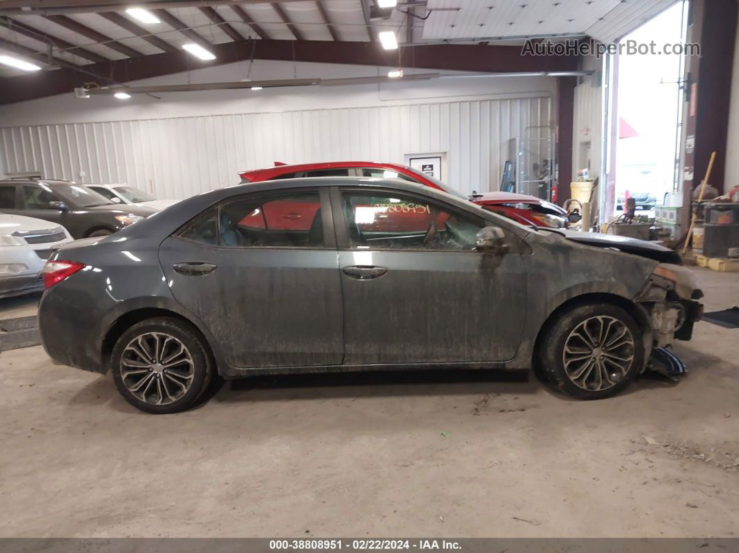 2014 Toyota Corolla S Plus Gray vin: 2T1BURHE2EC191712