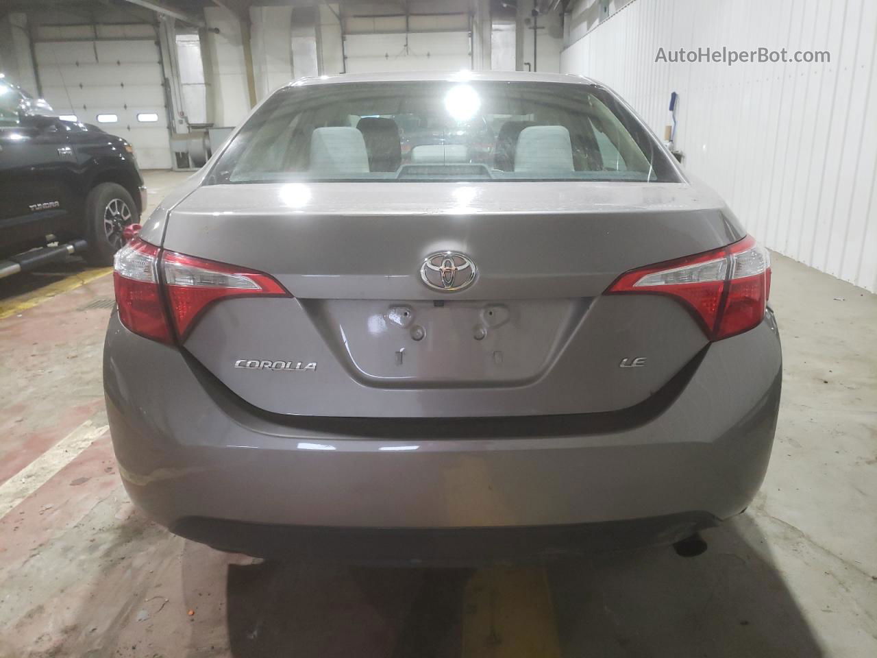 2014 Toyota Corolla L Silver vin: 2T1BURHE2EC208184