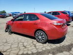 2015 Toyota Corolla L Red vin: 2T1BURHE2FC254373