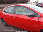 2015 Toyota Corolla L/le/s/s Plus/le Plus Red vin: 2T1BURHE2FC289494