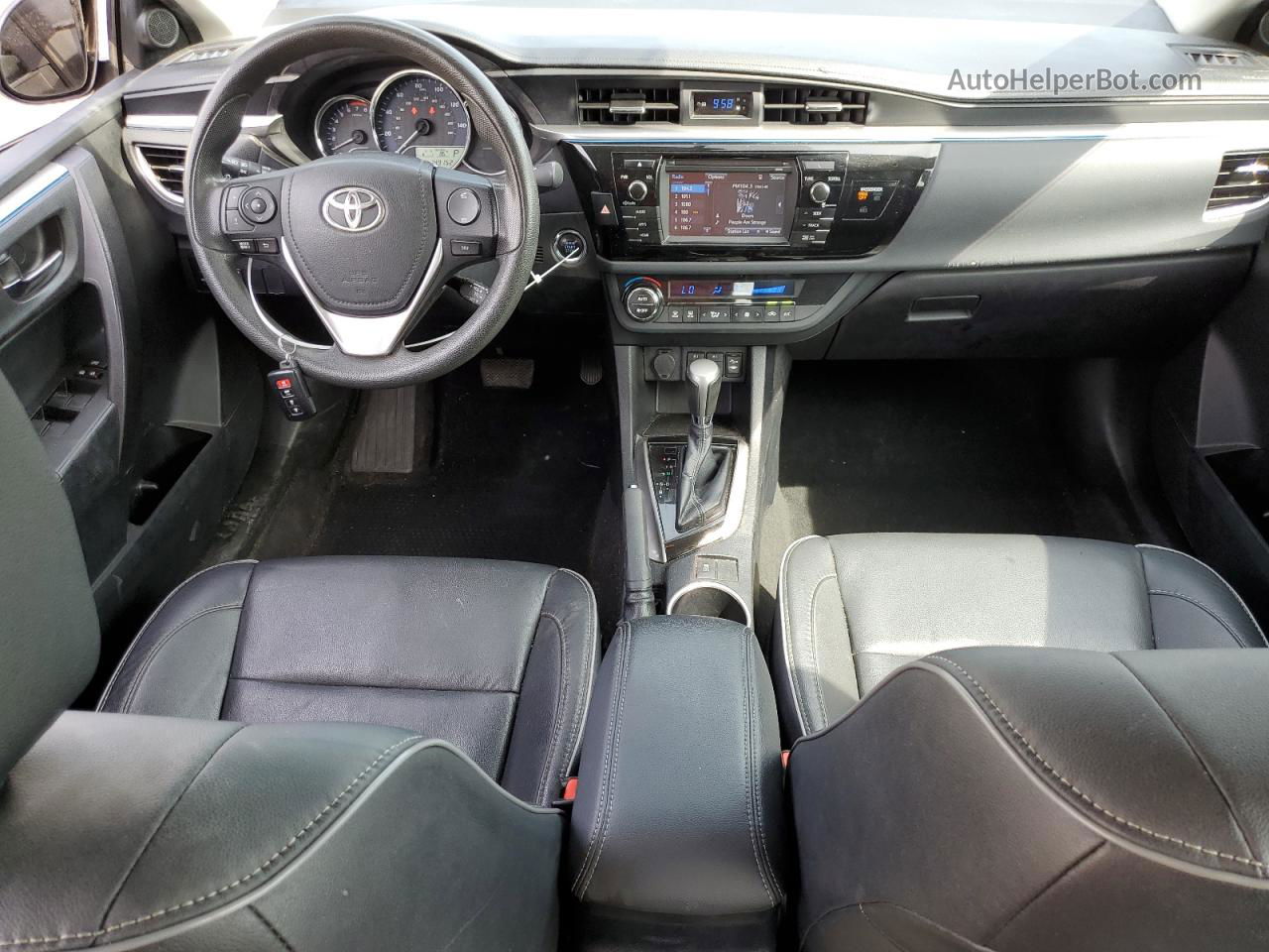 2015 Toyota Corolla L Blue vin: 2T1BURHE2FC289950