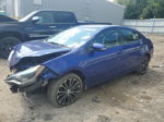 2015 Toyota Corolla L Blue vin: 2T1BURHE2FC320324