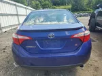 2015 Toyota Corolla L Blue vin: 2T1BURHE2FC320324