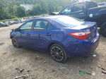 2015 Toyota Corolla L Blue vin: 2T1BURHE2FC320324