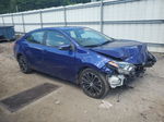 2015 Toyota Corolla L Blue vin: 2T1BURHE2FC320324