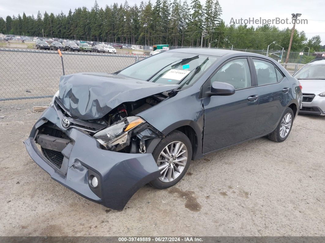 2015 Toyota Corolla Le Plus Blue vin: 2T1BURHE2FC341755