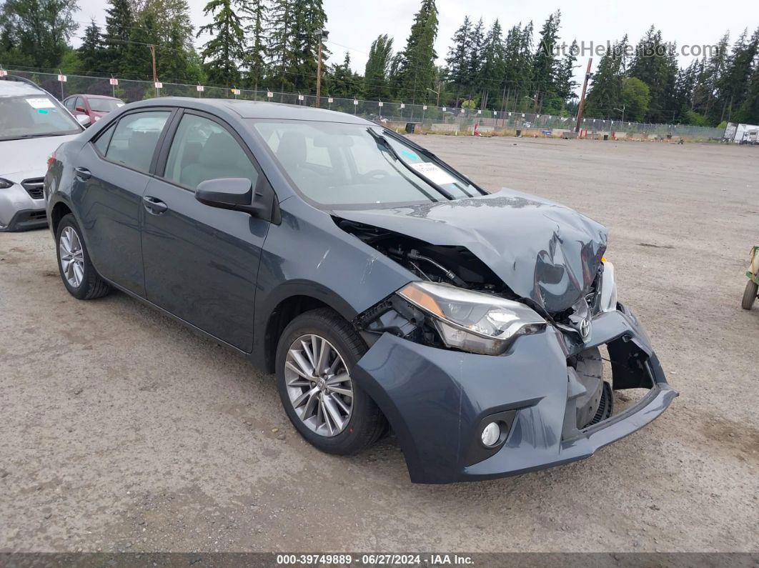 2015 Toyota Corolla Le Plus Blue vin: 2T1BURHE2FC341755