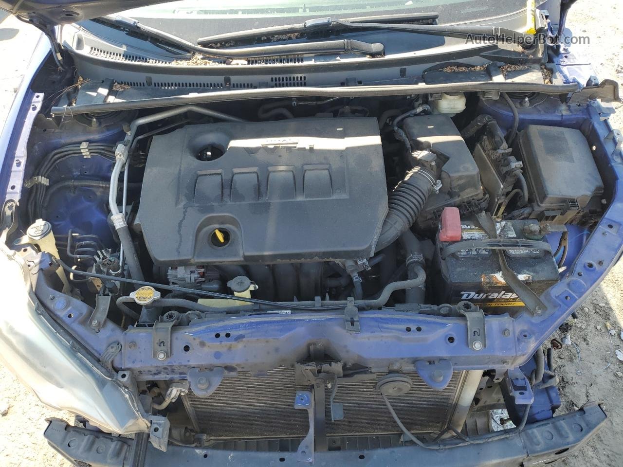 2015 Toyota Corolla L Синий vin: 2T1BURHE2FC341917