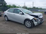 2015 Toyota Corolla Le Silver vin: 2T1BURHE2FC359043