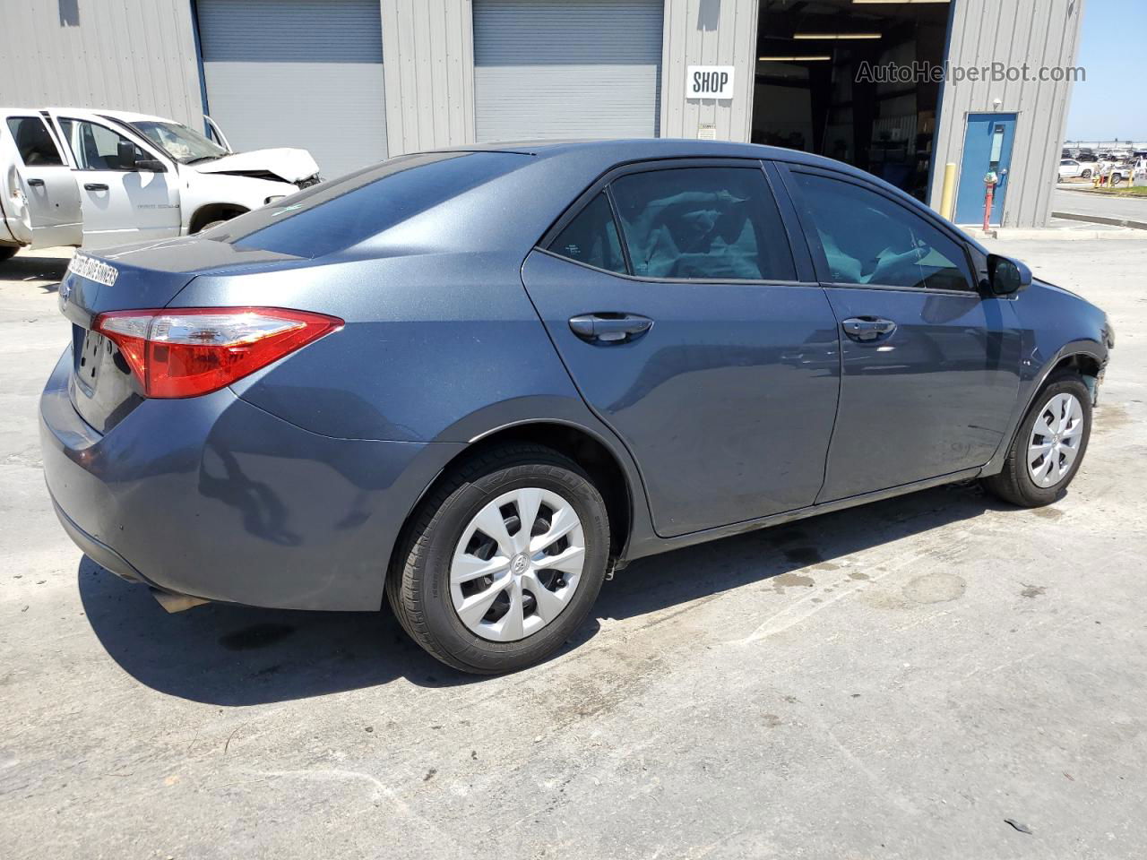 2015 Toyota Corolla L Gray vin: 2T1BURHE2FC364257