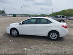 2015 Toyota Corolla L White vin: 2T1BURHE2FC367627