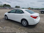 2015 Toyota Corolla L White vin: 2T1BURHE2FC367627