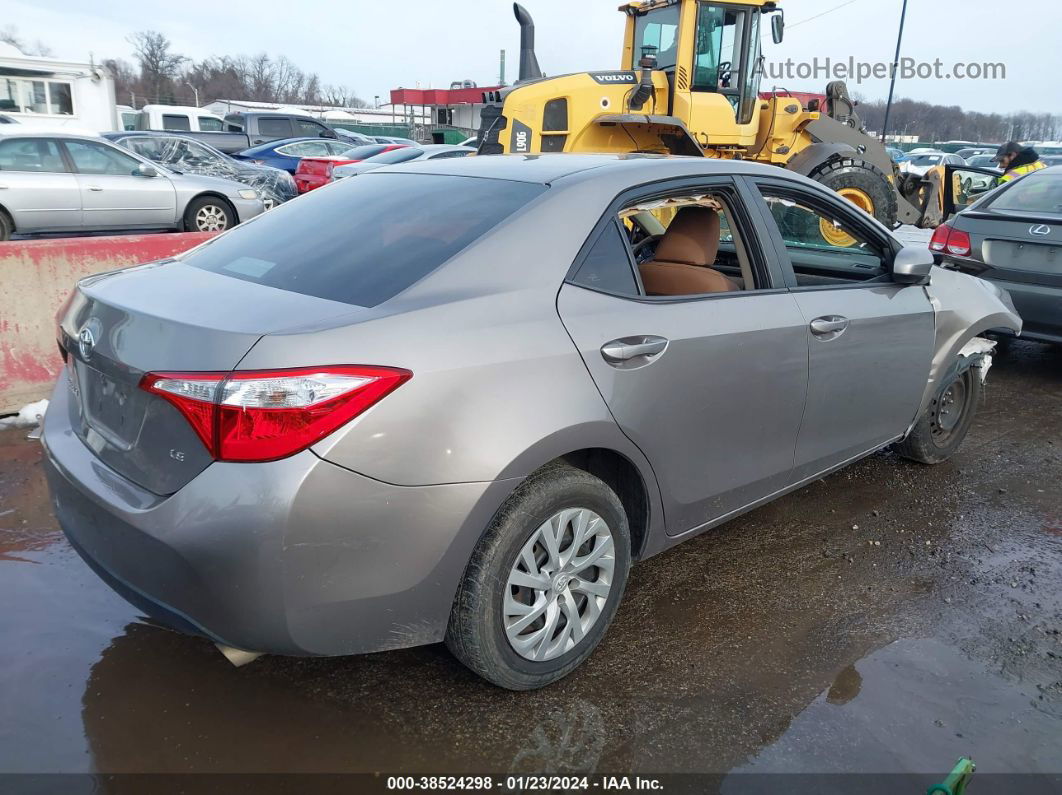 2015 Toyota Corolla Le Brown vin: 2T1BURHE2FC388705