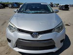 2015 Toyota Corolla L Silver vin: 2T1BURHE2FC392575