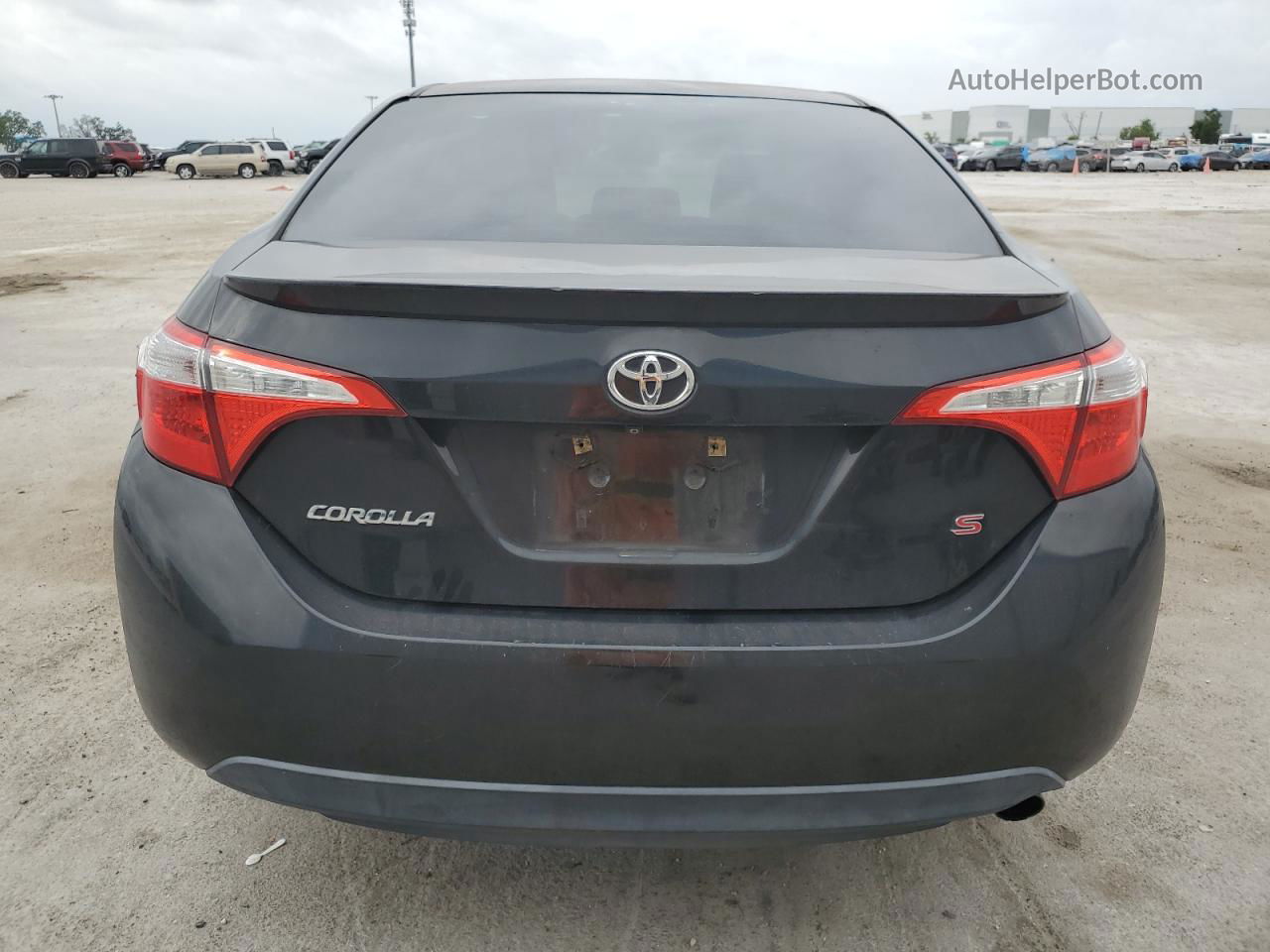 2015 Toyota Corolla L Black vin: 2T1BURHE2FC397081