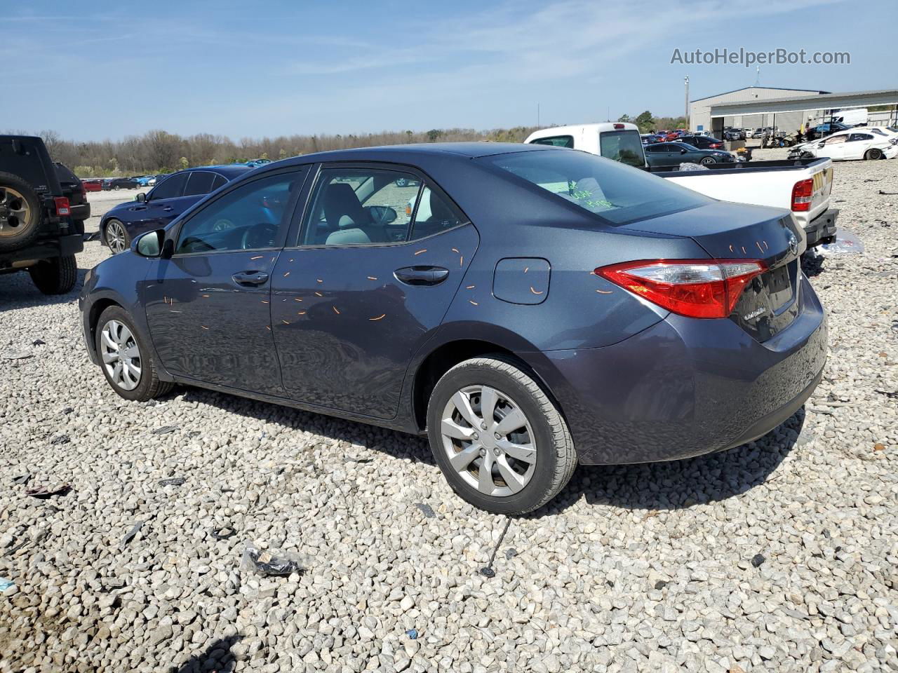 2015 Toyota Corolla L Charcoal vin: 2T1BURHE2FC408970