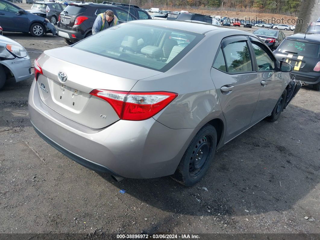 2015 Toyota Corolla Le Gray vin: 2T1BURHE2FC410654