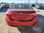 2015 Toyota Corolla L Red vin: 2T1BURHE2FC429074