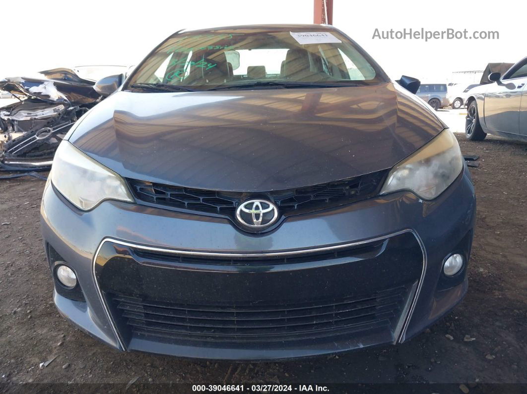 2015 Toyota Corolla S Серый vin: 2T1BURHE2FC437482