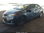 2015 Toyota Corolla S Серый vin: 2T1BURHE2FC437482