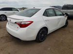 2015 Toyota Corolla L White vin: 2T1BURHE2FC447851