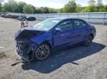 2015 Toyota Corolla L Blue vin: 2T1BURHE2FC462205