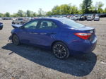 2015 Toyota Corolla L Blue vin: 2T1BURHE2FC462205