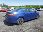 2015 Toyota Corolla L Blue vin: 2T1BURHE2FC462205