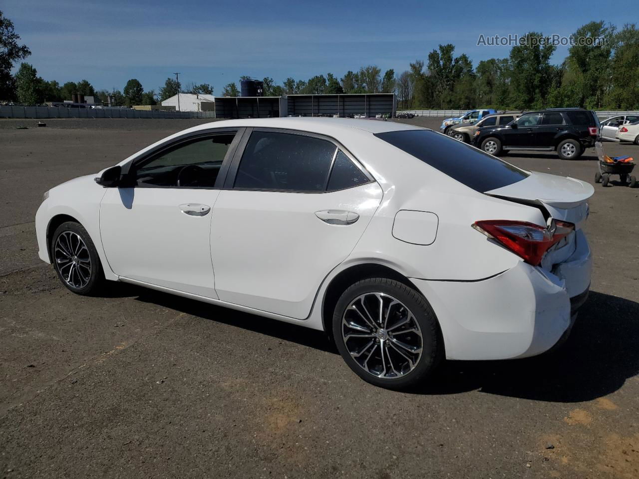 2016 Toyota Corolla L White vin: 2T1BURHE2GC516698