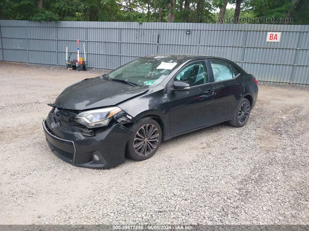 2016 Toyota Corolla S Premium Black vin: 2T1BURHE2GC616087