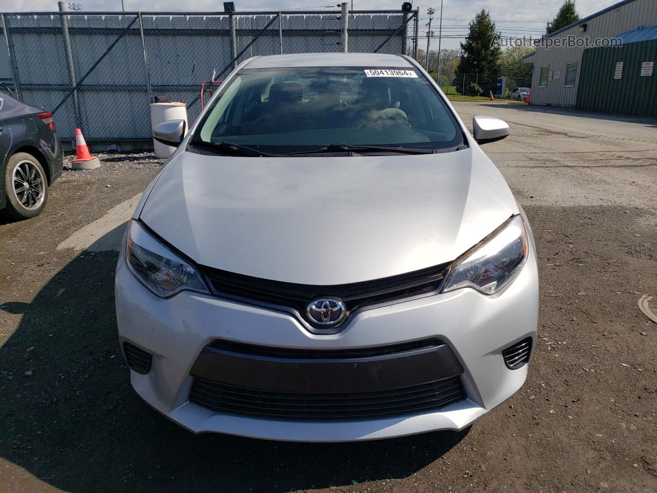 2016 Toyota Corolla L Серебряный vin: 2T1BURHE2GC658002