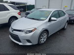 2016 Toyota Corolla Le Silver vin: 2T1BURHE2GC658002