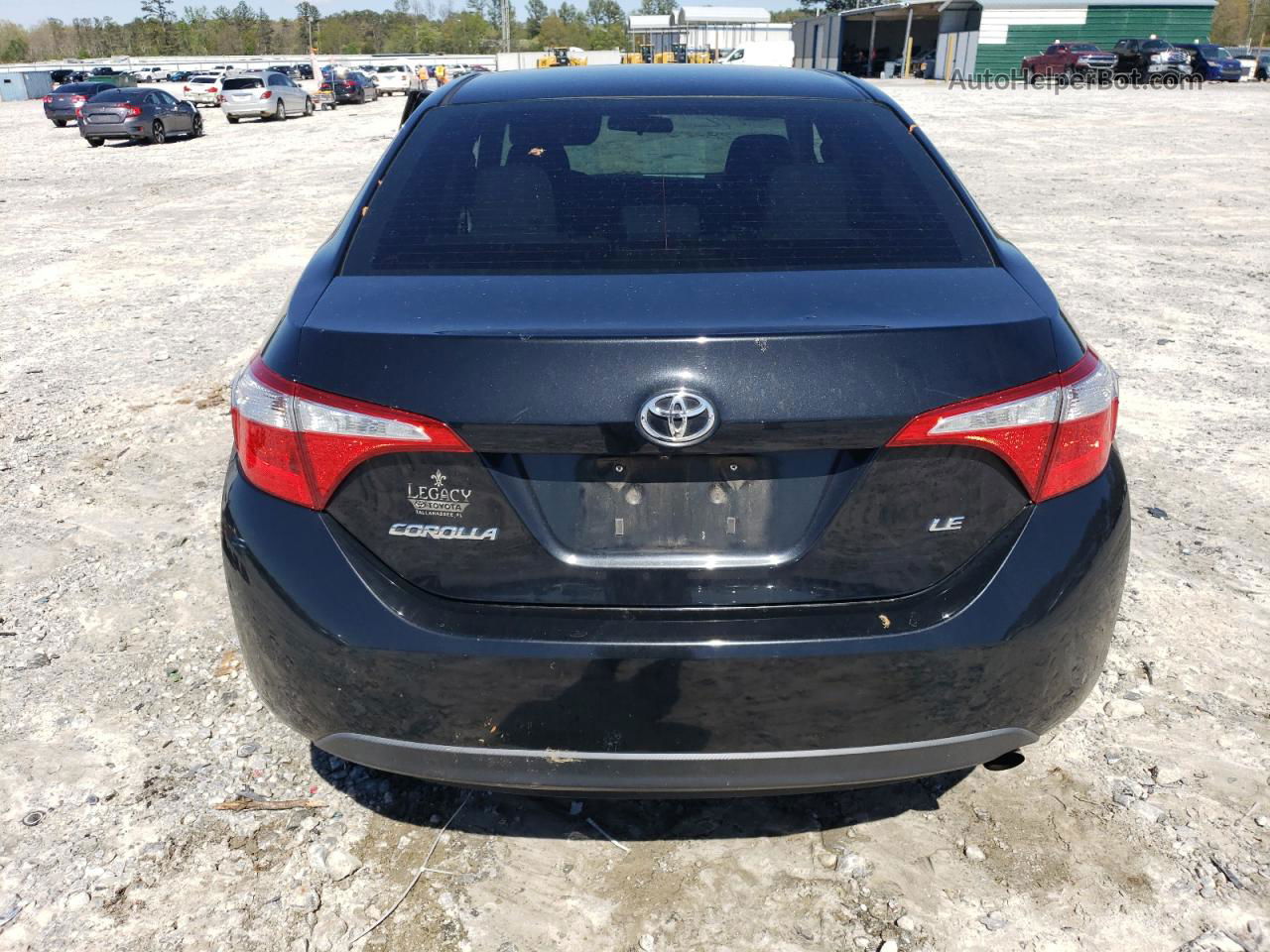 2016 Toyota Corolla L Black vin: 2T1BURHE2GC717887