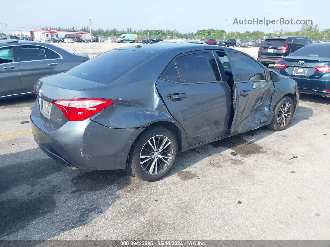 2017 Toyota Corolla Le Gray vin: 2T1BURHE2HC751782