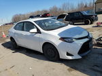 2017 Toyota Corolla L White vin: 2T1BURHE2HC772227