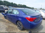 2017 Toyota Corolla Se Blue vin: 2T1BURHE2HC772230