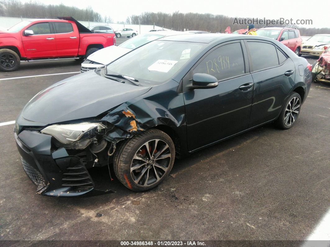 2017 Toyota Corolla Se Синий vin: 2T1BURHE2HC775077