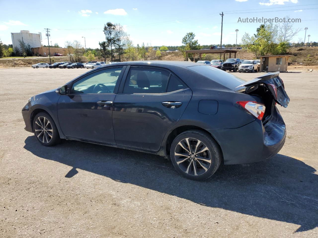 2017 Toyota Corolla L Blue vin: 2T1BURHE2HC802620