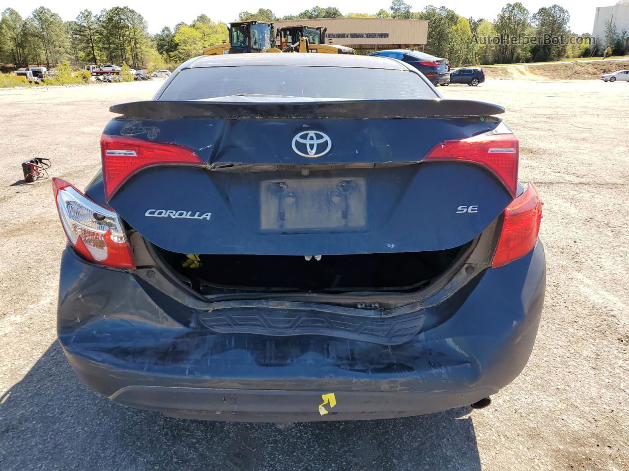 2017 Toyota Corolla L Blue vin: 2T1BURHE2HC802620