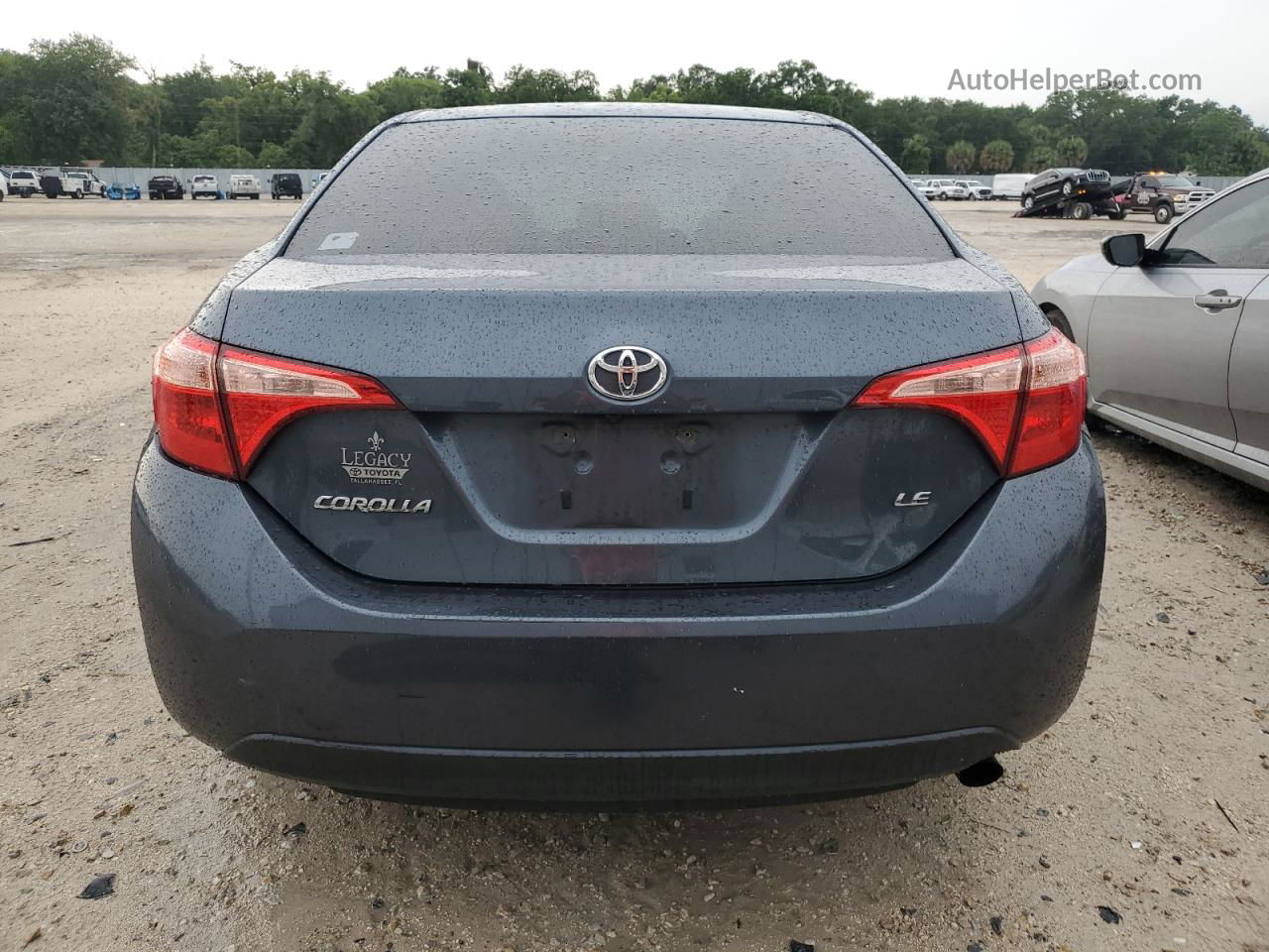 2017 Toyota Corolla L Gray vin: 2T1BURHE2HC815478