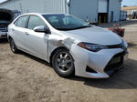 2017 Toyota Corolla L Silver vin: 2T1BURHE2HC823807