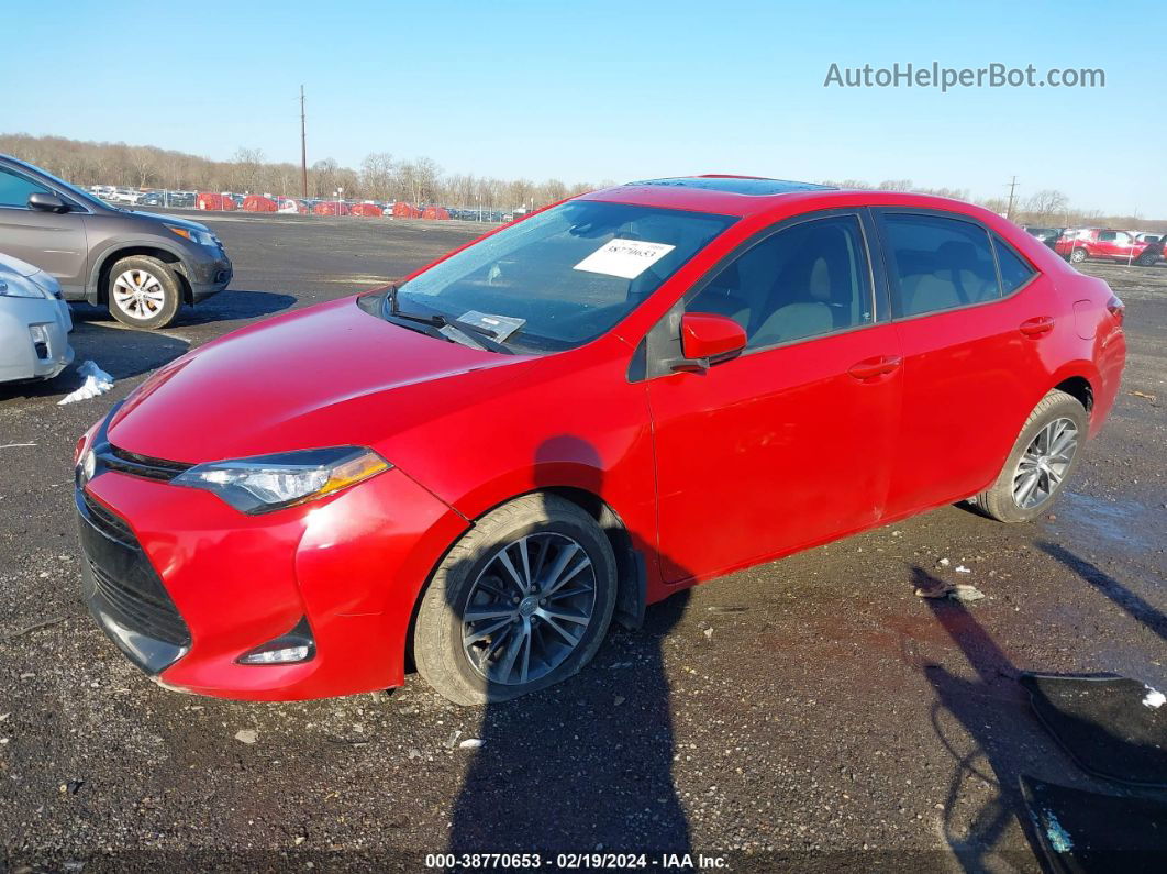 2017 Toyota Corolla Le Red vin: 2T1BURHE2HC830451