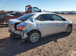 2017 Toyota Corolla L Silver vin: 2T1BURHE2HC844172