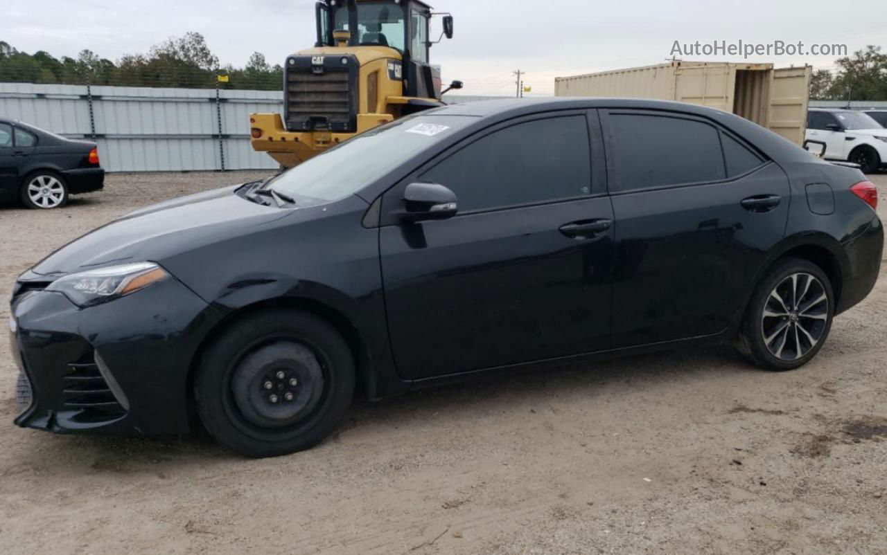 2017 Toyota Corolla L Black vin: 2T1BURHE2HC874482