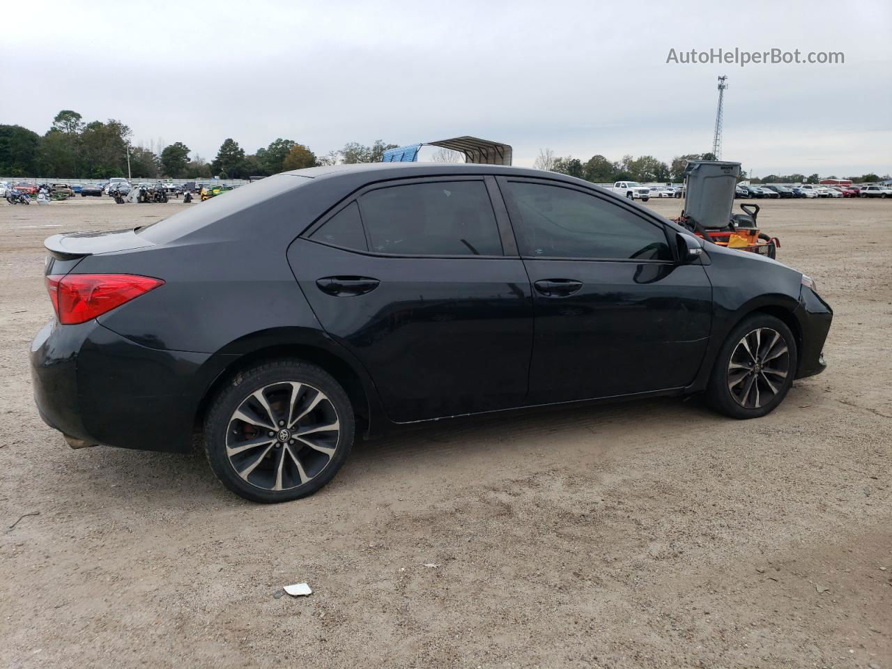 2017 Toyota Corolla L Black vin: 2T1BURHE2HC874482