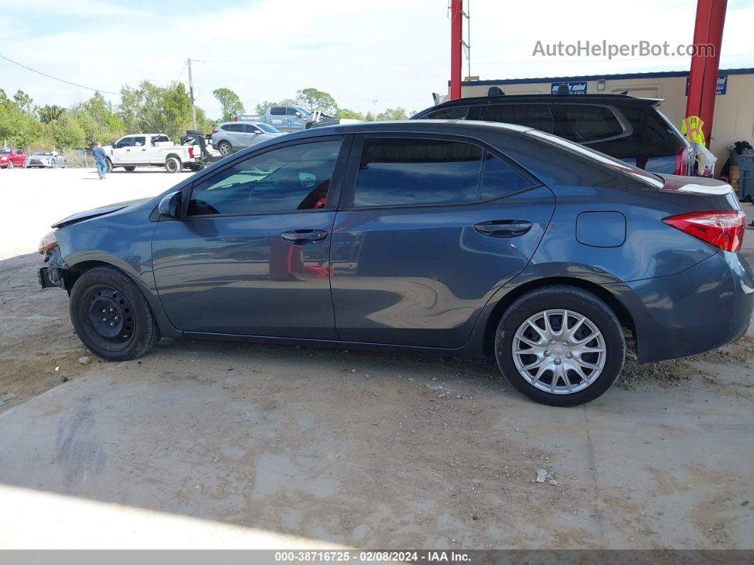 2017 Toyota Corolla Le Gray vin: 2T1BURHE2HC880055