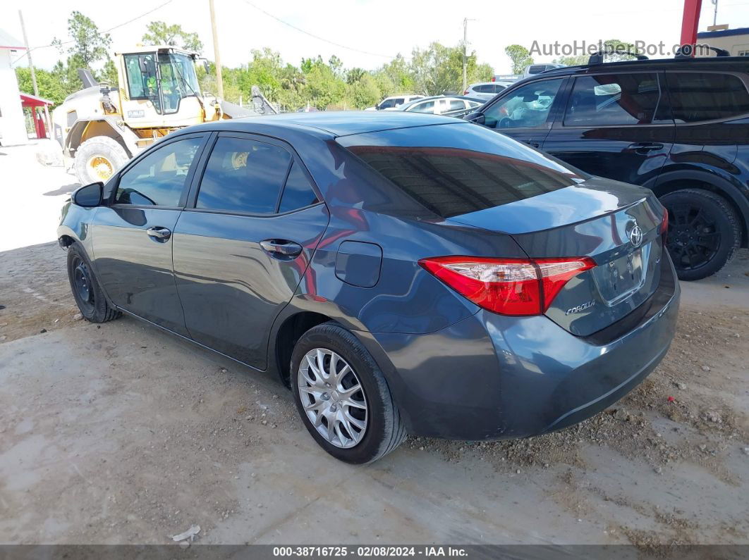 2017 Toyota Corolla Le Gray vin: 2T1BURHE2HC880055