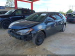 2017 Toyota Corolla Le Gray vin: 2T1BURHE2HC880055