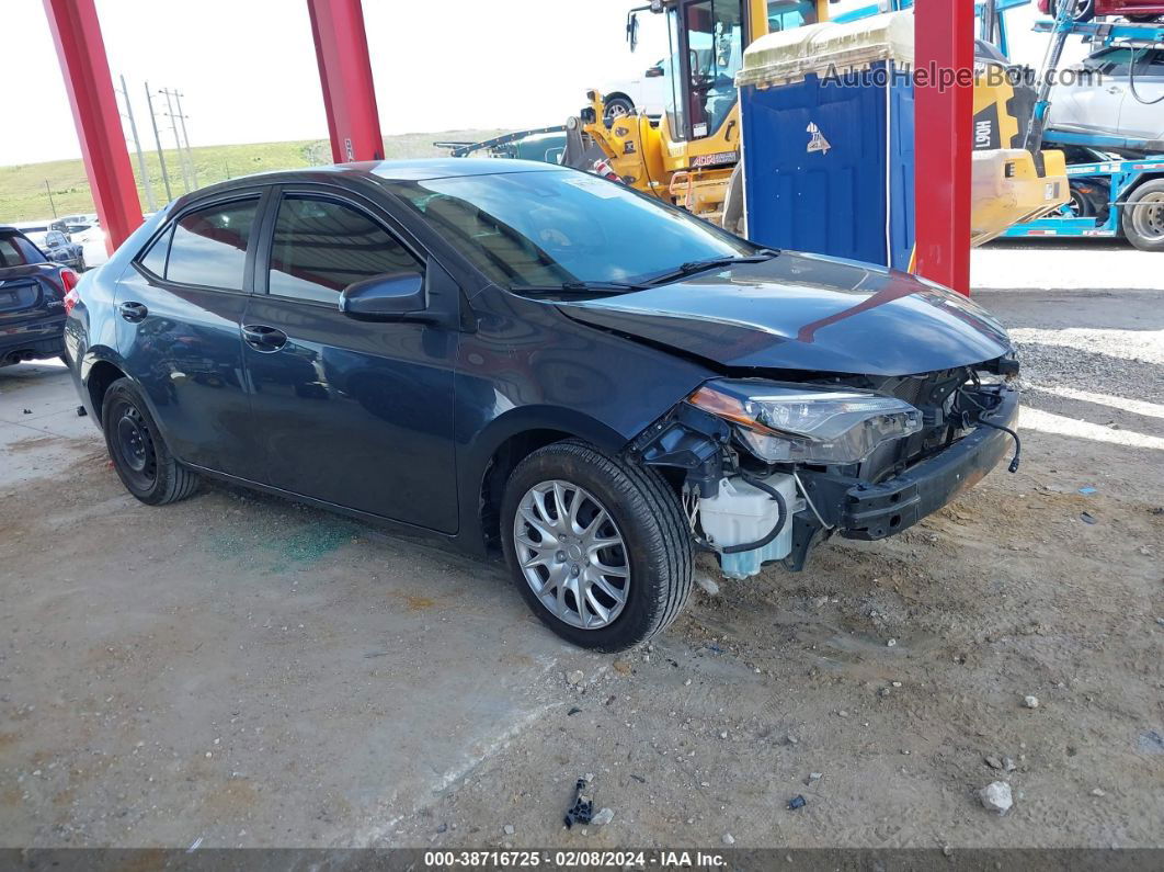 2017 Toyota Corolla Le Gray vin: 2T1BURHE2HC880055